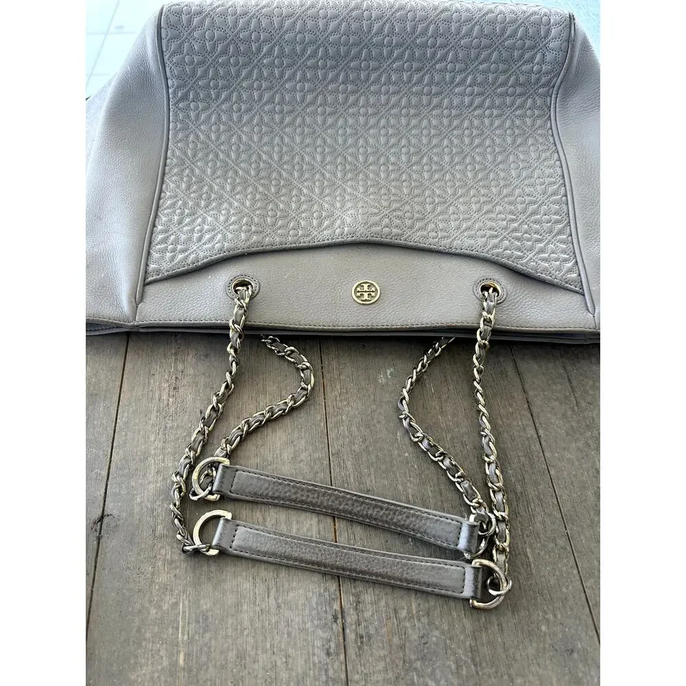Tory Burch Gray Shoulder Bag - Picture 10 of 12